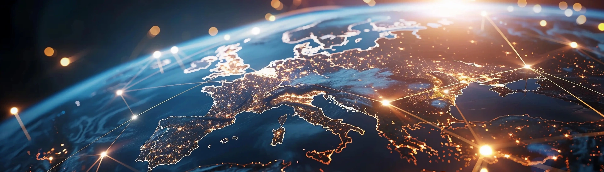 Europa aus dem All — vernetzte Mineralienbörsen